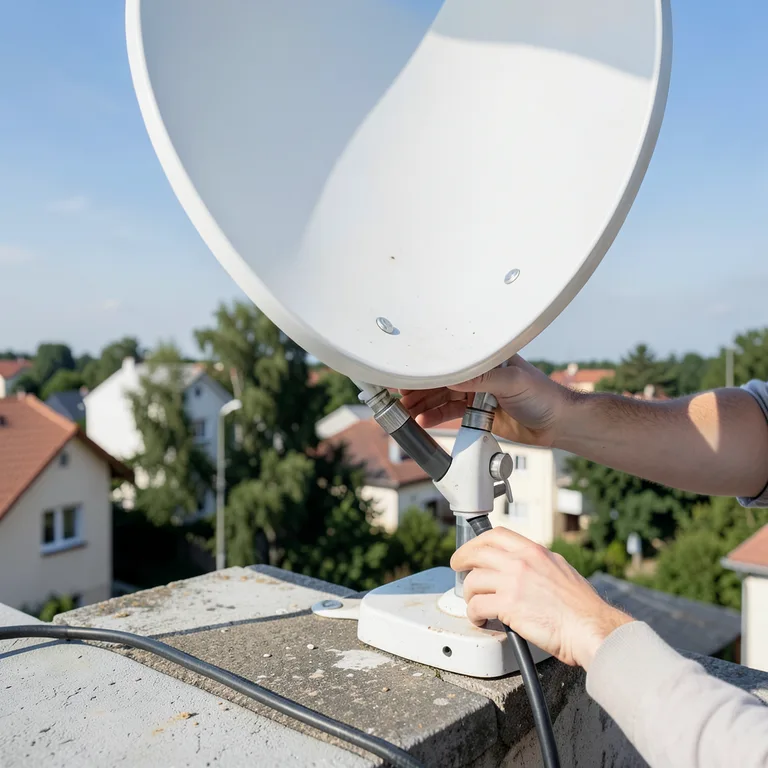 Jak správně nainstalovat a nastavit satelitní parabolu - ilustrační foto