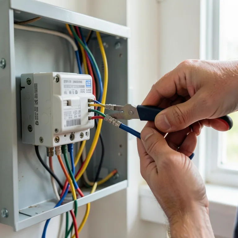 Jak správně připojit elektroměr k vodičům schéma a postup - ilustrační foto