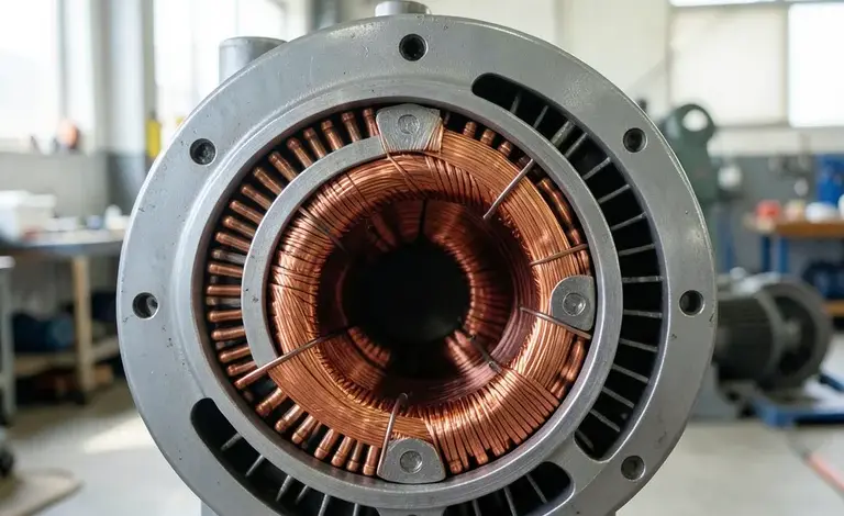 Množství mědi v elektromotoru o výkonu 7 5 kw - ilustrační foto
