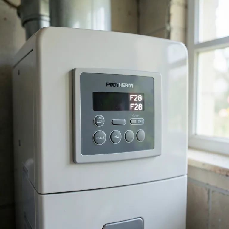 Chyba f28 u kotle protherm popis a řešení - ilustrační foto