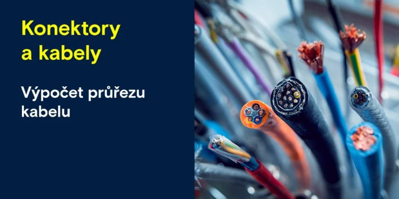 Průřez elektrických kabelů s měděnými vodiči v různých barvách izolace.