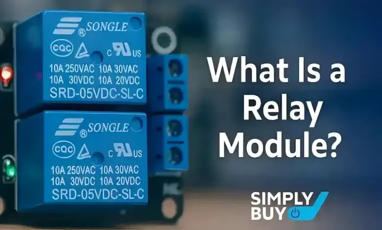 Dva moduly stykače značky Songle na černém podkladu.