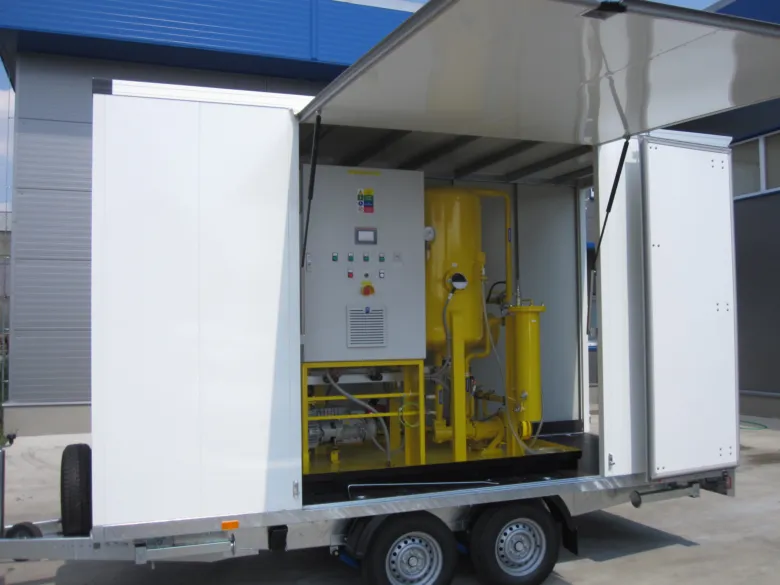 Transformer oil equipment unit