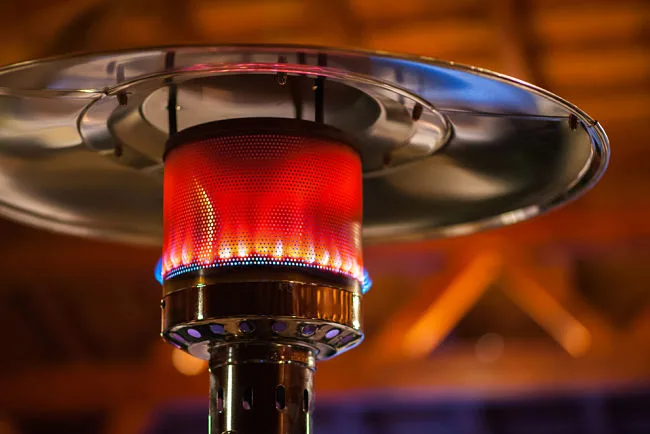 Outdoor gas patio heater