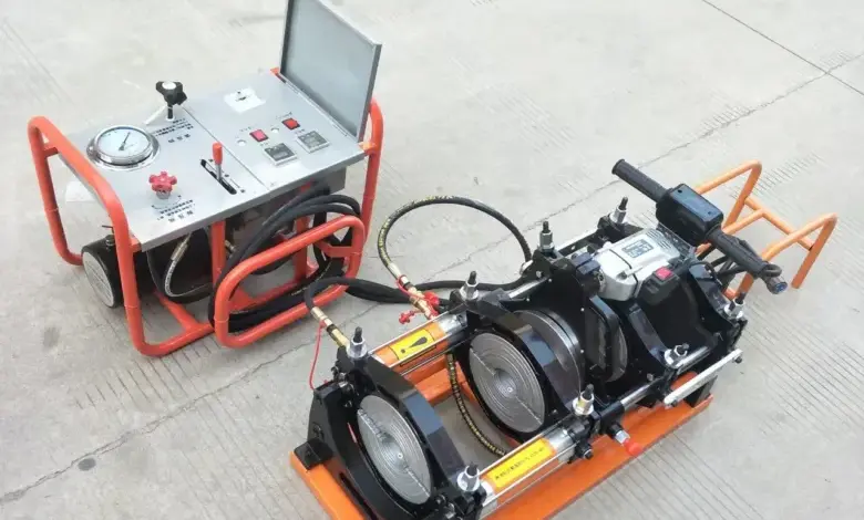 Hydraulický nástroj pro spojování HDPE trubek s ocelovými přípojkami