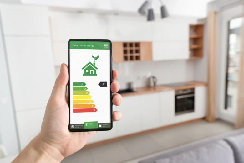 Mobilní aplikace pro sledování energetické účinnosti v domácnosti.