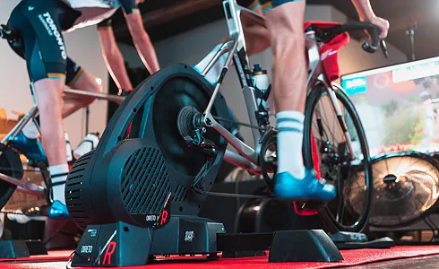 Indoor cycling with power meter