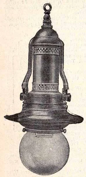 Stará elektrická lampa s kulovitou žárovkou pro ilustraci osvětlení.