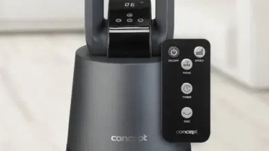 Bezlopatkový ventilátor značky Concept s dálkovým ovládáním