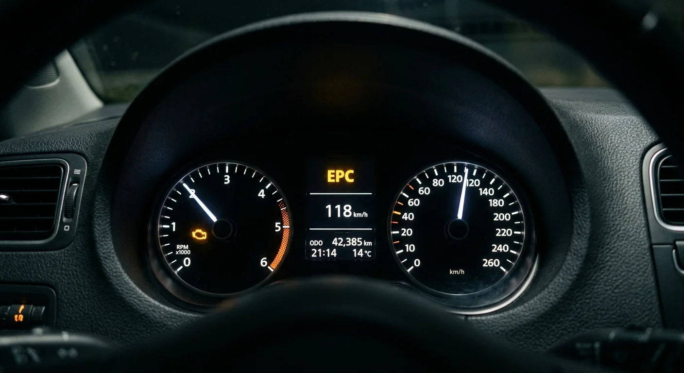 Dashboard warning light