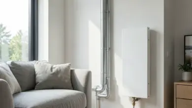 Nástěnná topná tělesa pro elektrické a plynové vytápění 135 metrů - ilustrační foto