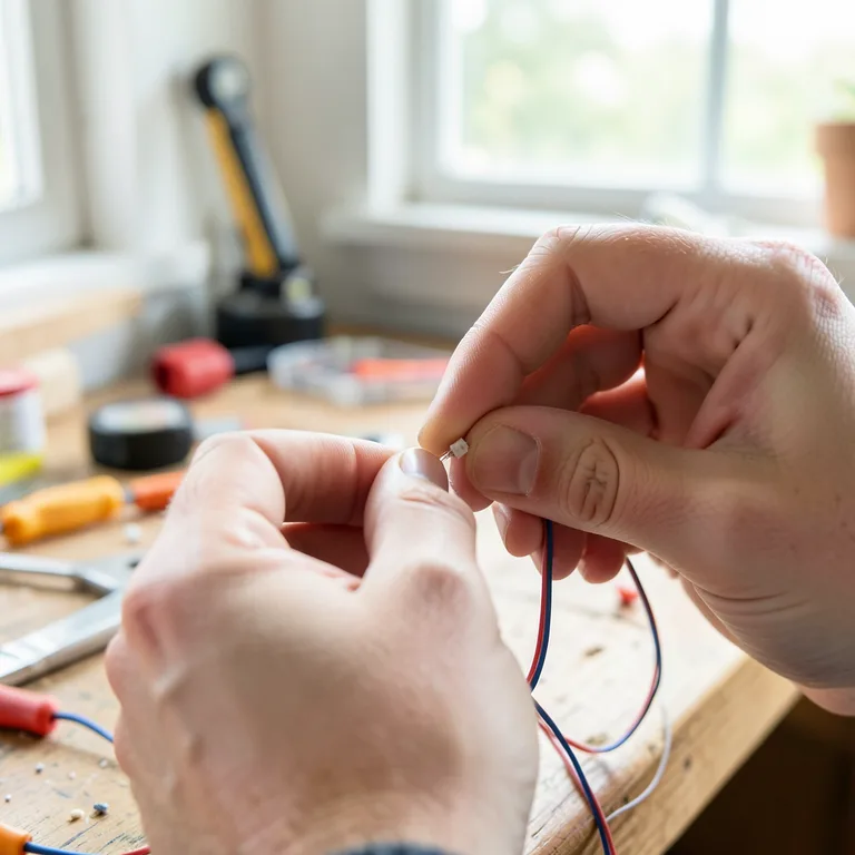 Správné schéma zapojení led diod sériově a paralelně pro diy - ilustrační foto